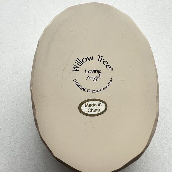 Willow Tree by Demdaco Loving Angel #26610 Resin Keepsake Oval Box 2004 - Picture 8 of 11
